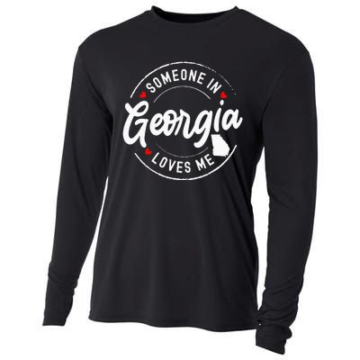 Someone In Georgia Loves Me Cooling Performance Long Sleeve Crew