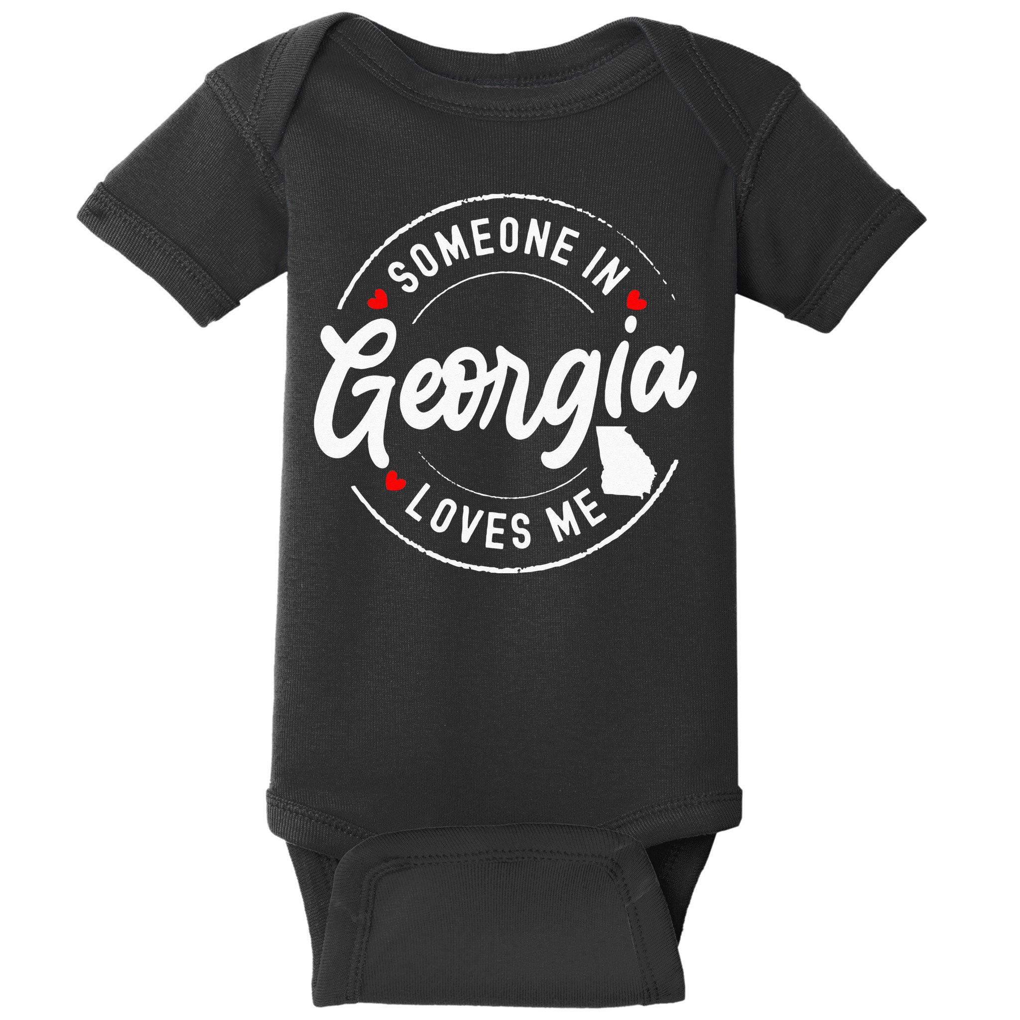 Someone In Georgia Loves Me Baby Bodysuit