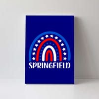 Springfield Illinois Gift I Love Springfield Usa Funny Gift Canvas