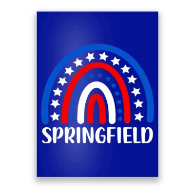 Springfield Illinois Gift I Love Springfield Usa Funny Gift Poster