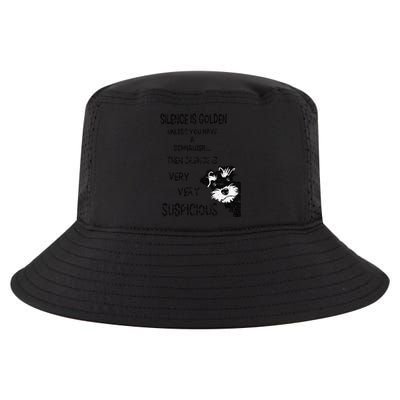 Silence Is Golden Unless You Have Schnauzer Funny Dog Lover Cool Comfort Performance Bucket Hat