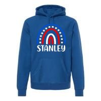 Stanley Idaho Gift I Love Stanley Idaho Usa Gift Premium Hoodie