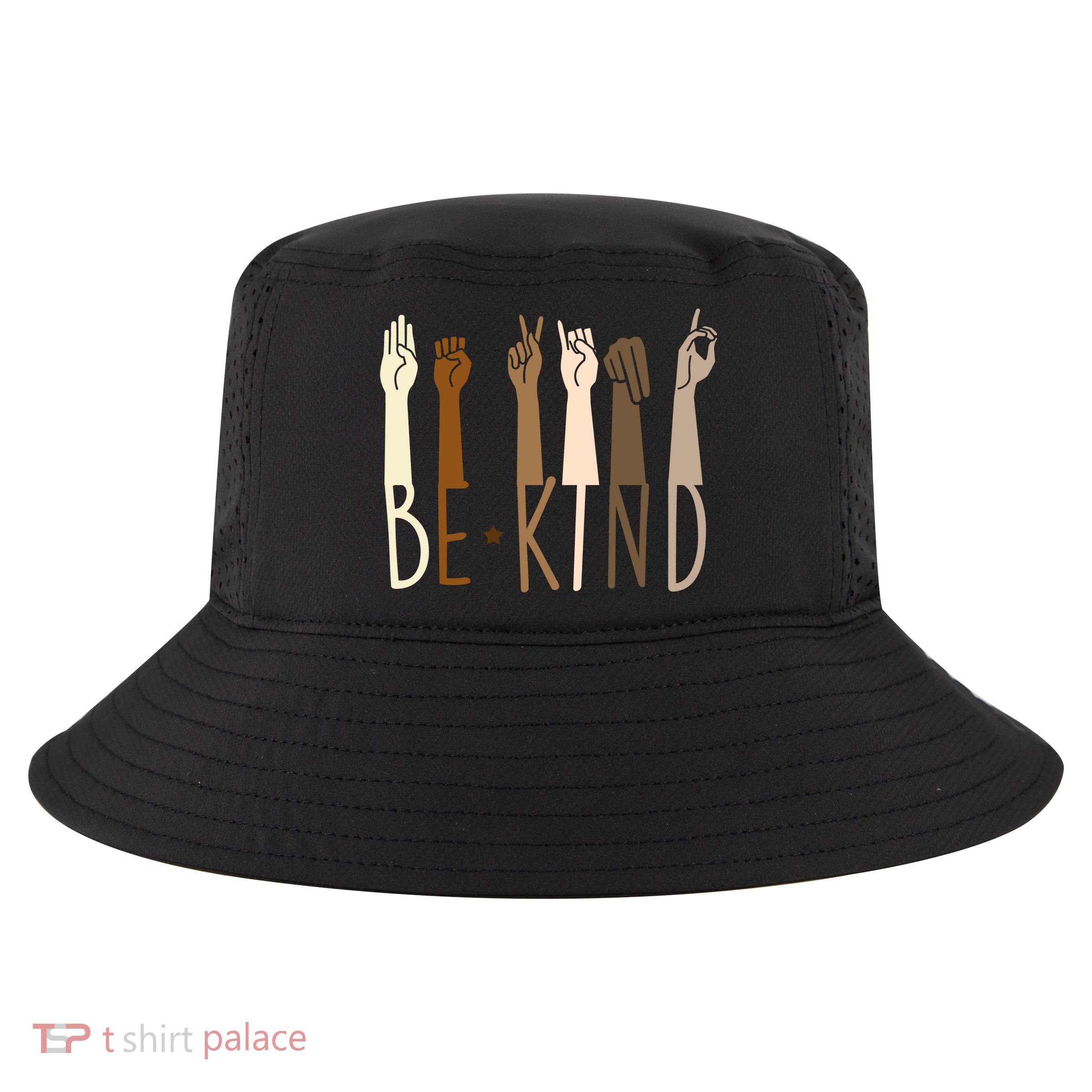 Sign Language Be Kind To All Cool Comfort Performance Bucket Hat