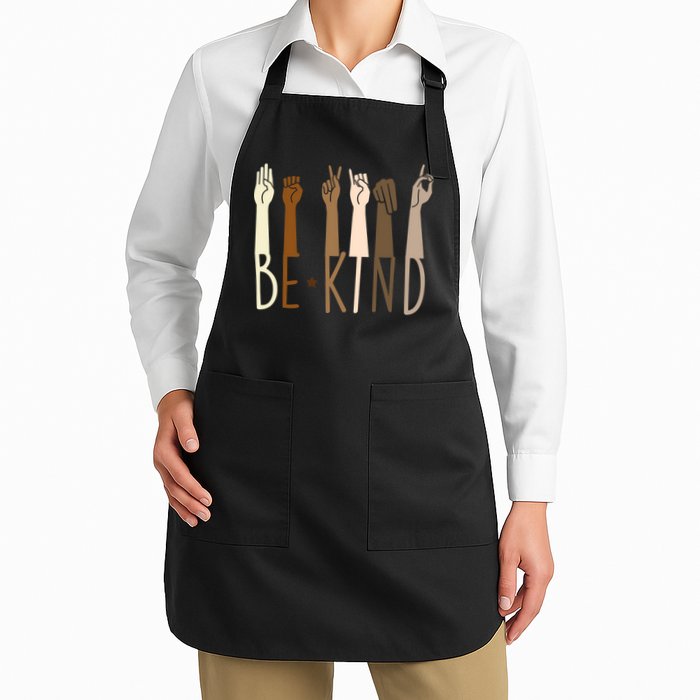 Sign Language Be Kind To All Apron