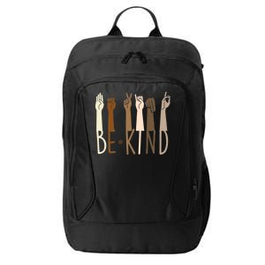 Sign Language Be Kind To All City Backpack