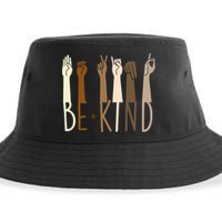 Sign Language Be Kind To All Sustainable Bucket Hat