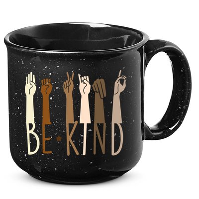 Sign Language Be Kind To All 15oz Campfire Ceramic Mug