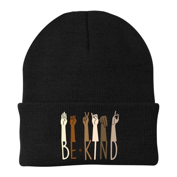 Sign Language Be Kind To All Beanie