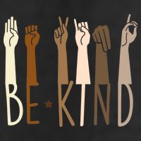 Sign Language Be Kind To All Beanie