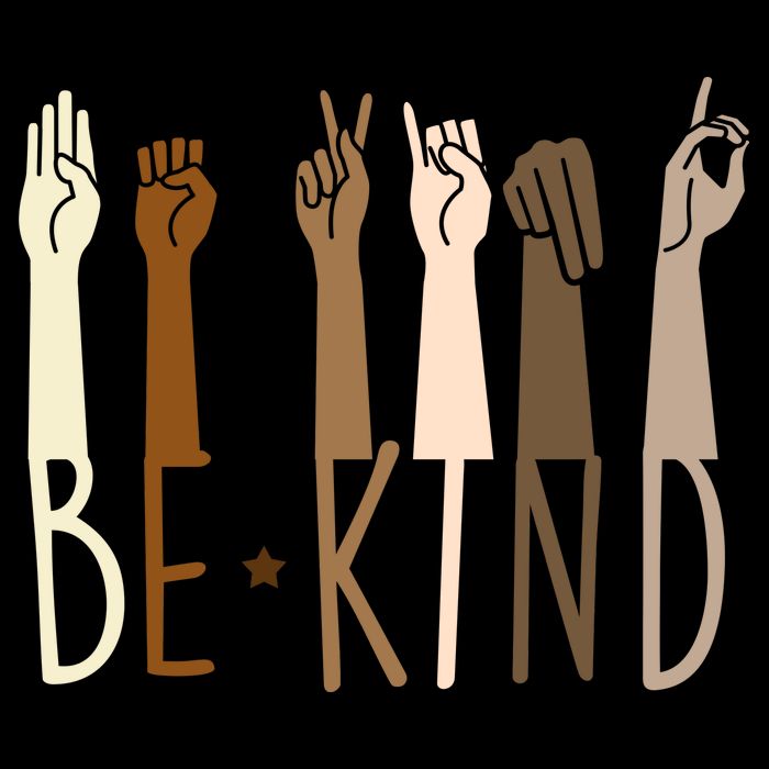 Sign Language Be Kind To All 16 in Basic Backpack
