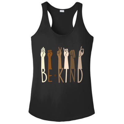 Sign Language Be Kind To All Ladies PosiCharge Competitor Racerback Tank