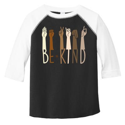 Sign Language Be Kind To All Toddler Fine Jersey T-Shirt