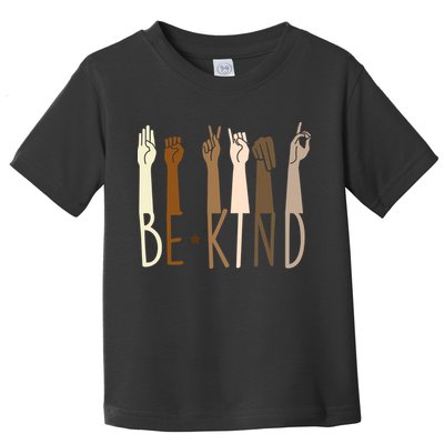 Sign Language Be Kind To All Toddler T-Shirt