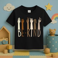 Sign Language Be Kind To All Toddler T-Shirt