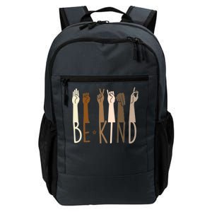 Sign Language Be Kind To All Daily Commute Backpack