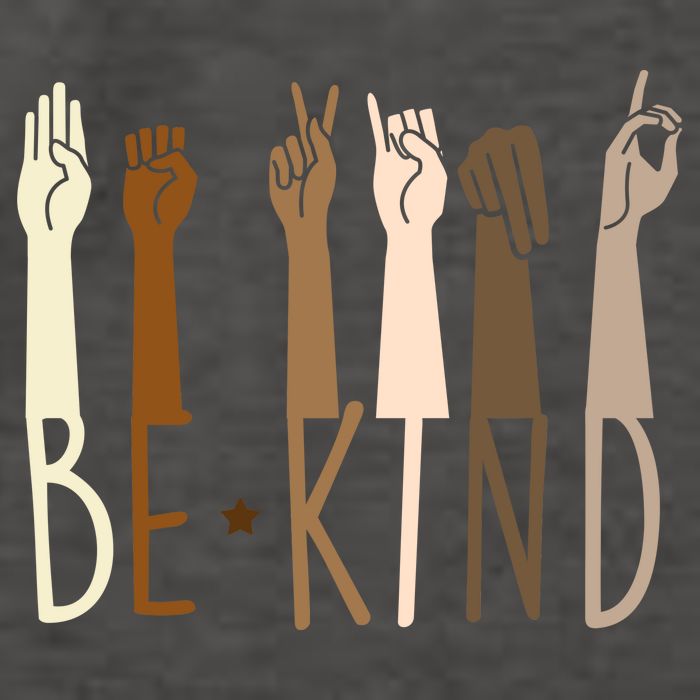 Sign Language Be Kind To All Vector Backpack