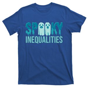 Spooky Inequalities Halloween Spooky Math Teacher Gift T-Shirt