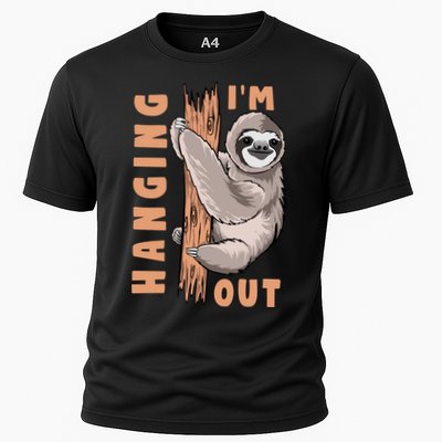 Sloth Im Hanging Out Performance Shirt