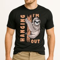 Sloth Im Hanging Out Cooling Performance Crew T-Shirt