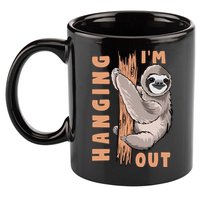Sloth Im Hanging Out 11oz C Handle Ceramic Mug
