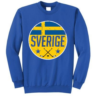 Sweden Ice Hockey Flag Jersey Supporter Sverige Fan Gift Cool Gift Sweatshirt