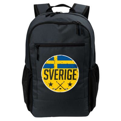 Sweden Ice Hockey Flag Jersey Supporter Sverige Fan Gift Cool Gift Daily Commute Backpack