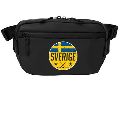 Sweden Ice Hockey Flag Jersey Supporter Sverige Fan Gift Cool Gift Crossbody Pack