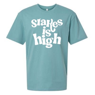 Stakes Is High Sueded Cloud Jersey T-Shirt