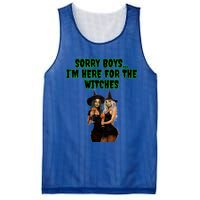 Sorry IM Here For The Witches Funny Halloween Meaningful Gift Mesh Reversible Basketball Jersey Tank