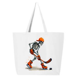 Skeleton Ice Hockey Halloween Costume Sport Gift 25L Jumbo Tote