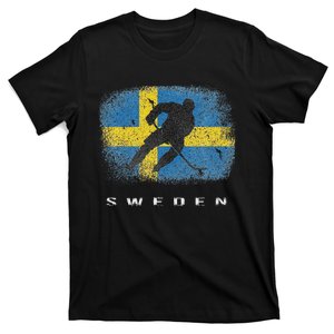 Sweden Ice Hockey Swedish Flag T-Shirt