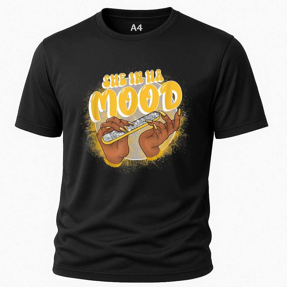 She In Ha Mood Yellow Snakeskin 11s Matching Performance Shirt