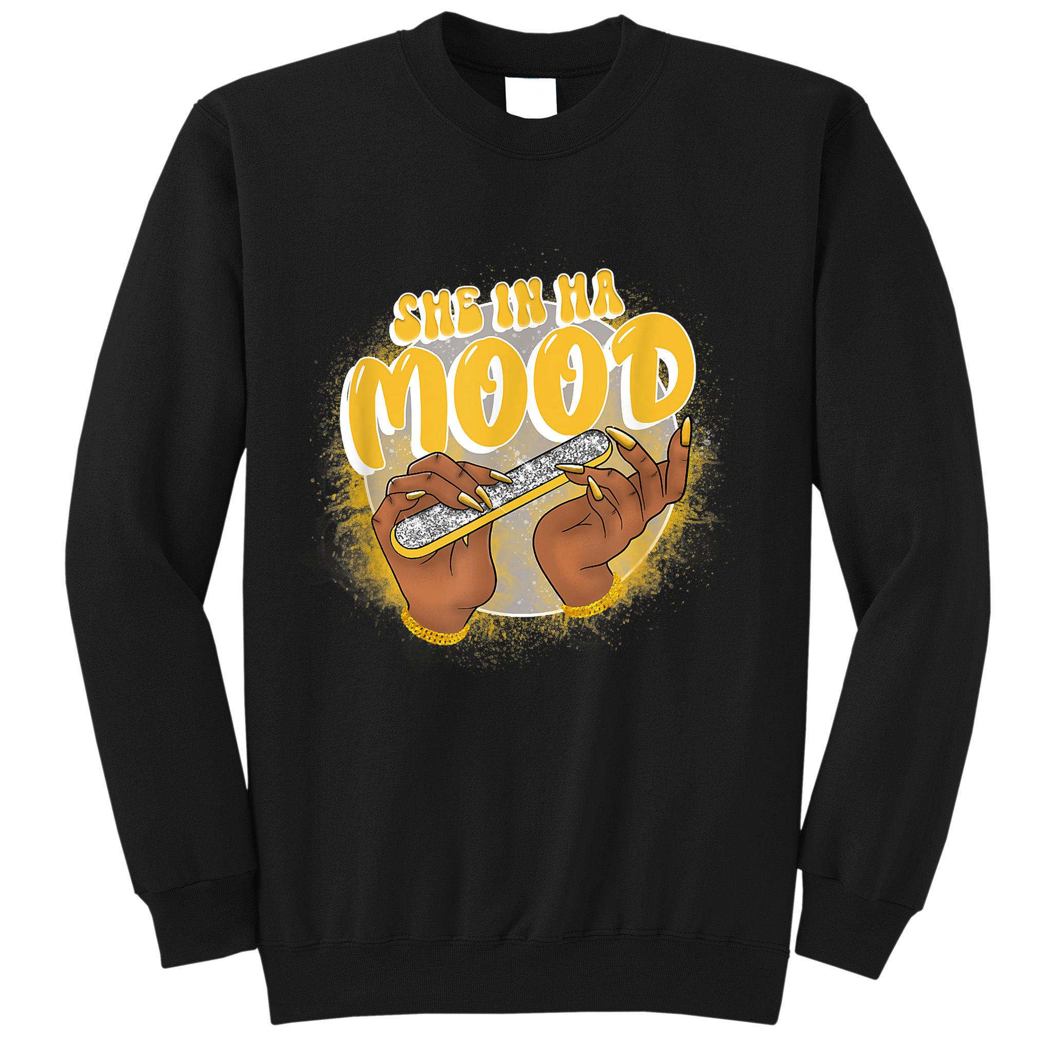 She In Ha Mood Yellow Snakeskin 11s Matching Sweatshirt