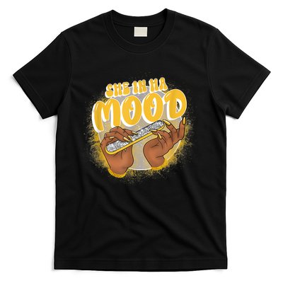 She In Ha Mood Yellow Snakeskin 11s Matching T-Shirt