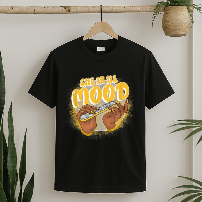 She In Ha Mood Yellow Snakeskin 11s Matching T-Shirt
