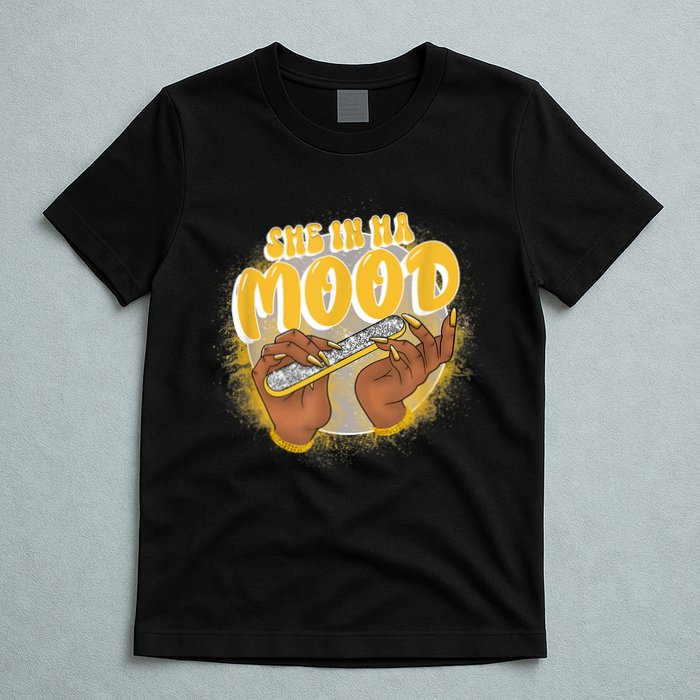 She In Ha Mood Yellow Snakeskin 11s Matching T-Shirt