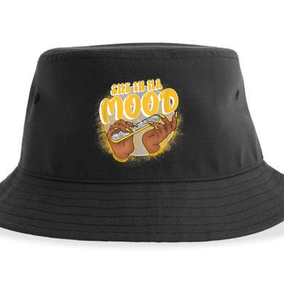She In Ha Mood Yellow Snakeskin 11s Matching Sustainable Bucket Hat