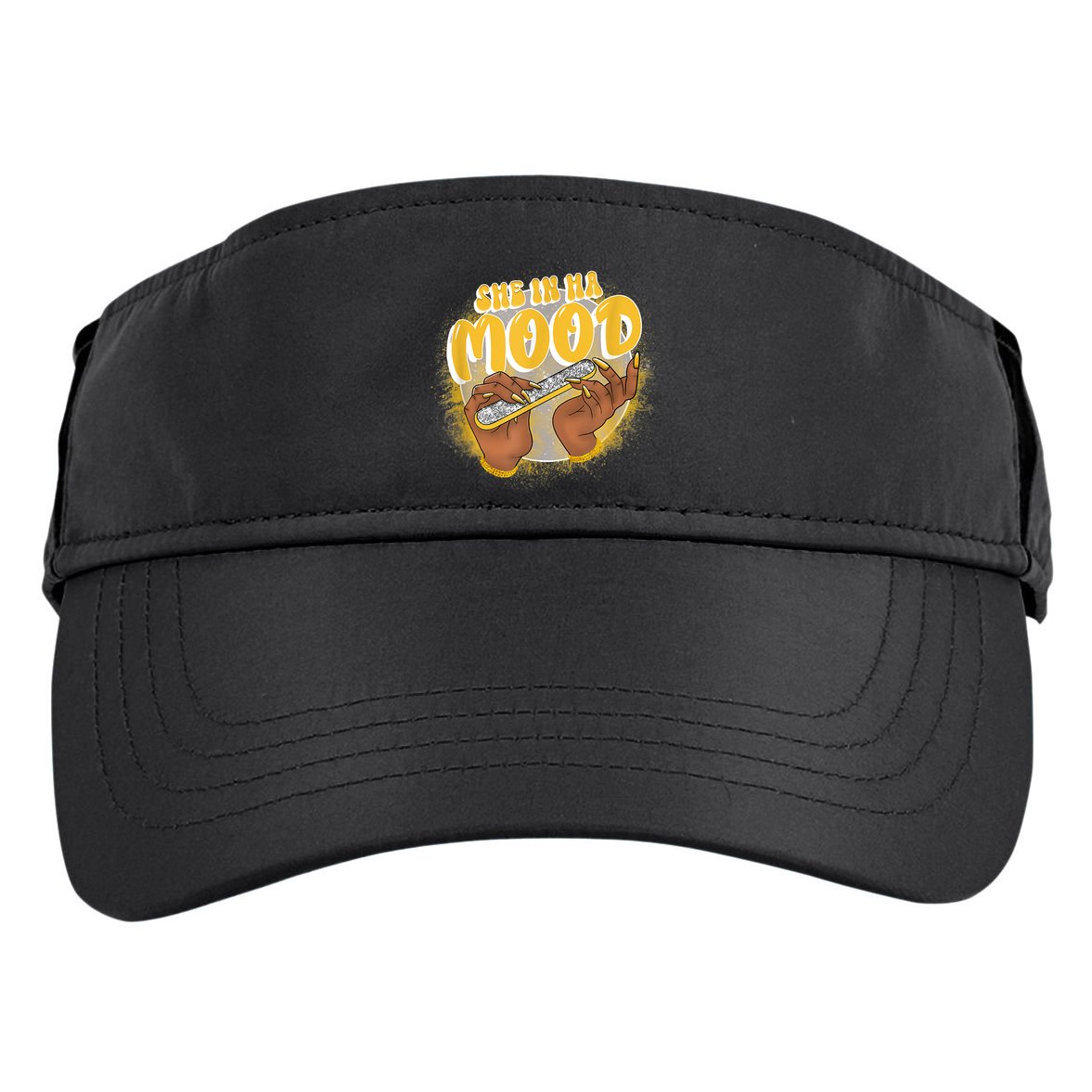She In Ha Mood Yellow Snakeskin 11s Matching Adult Drive Performance Visor