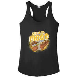 She In Ha Mood Yellow Snakeskin 11s Matching Ladies PosiCharge Competitor Racerback Tank