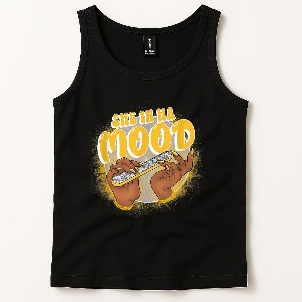 She In Ha Mood Yellow Snakeskin 11s Matching Tank Top