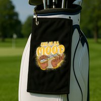 She In Ha Mood Yellow Snakeskin 11s Matching Golf Towel