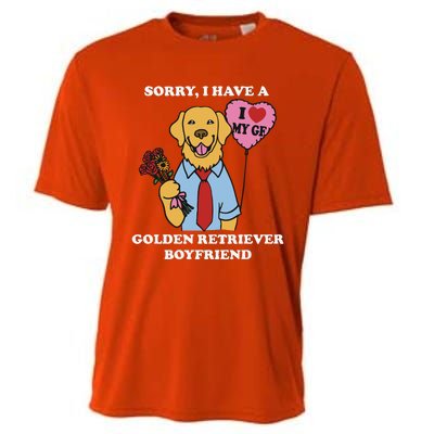 Sorry I Have A Golden Retriever Boyfriend Cooling Performance Crew T-Shirt