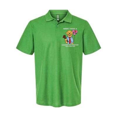 Sorry I Have A Golden Retriever Boyfriend Softstyle Adult Sport Polo