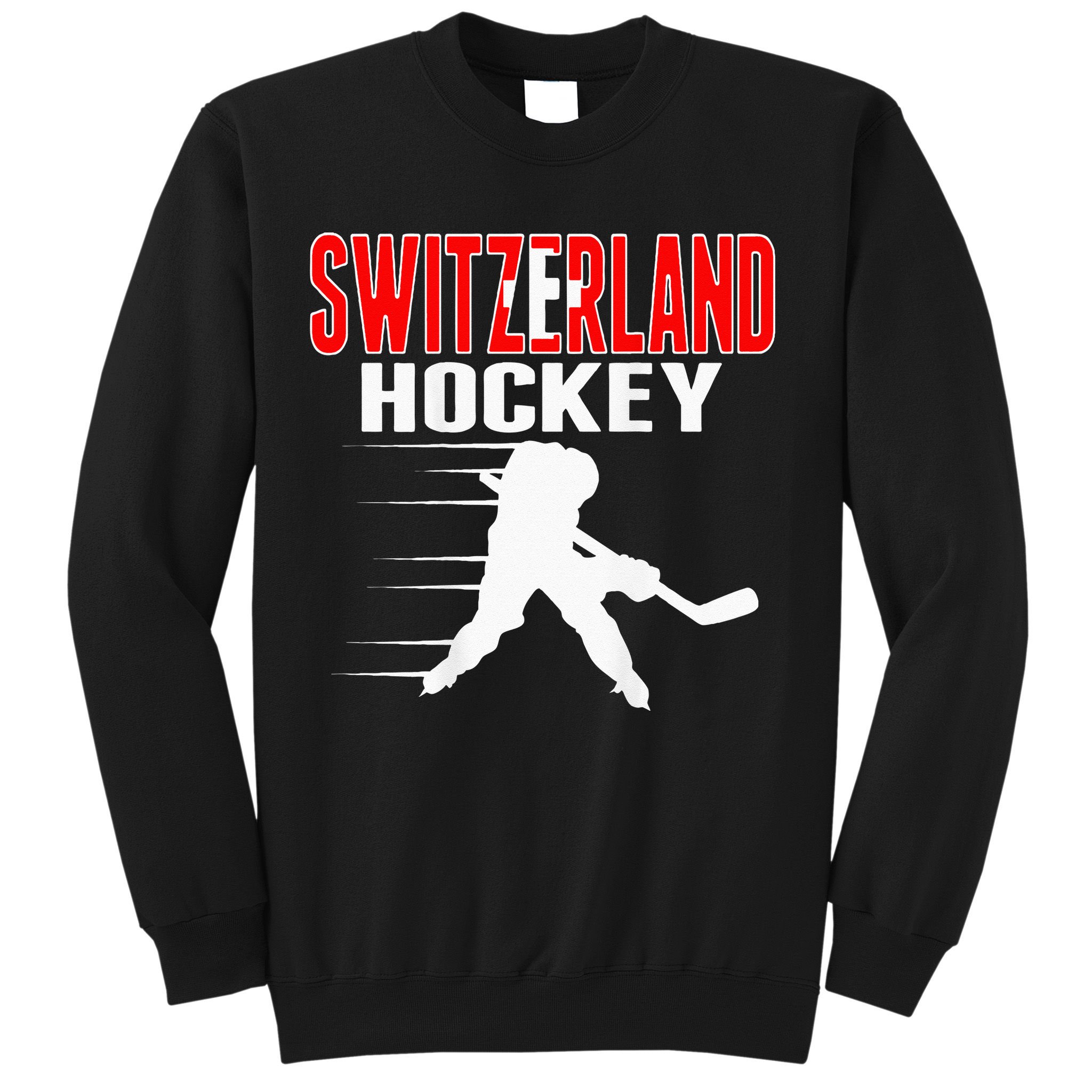 Switzerland Ice Hockey Fans Jersey Support Swiss Hockey Team Sweatshirt