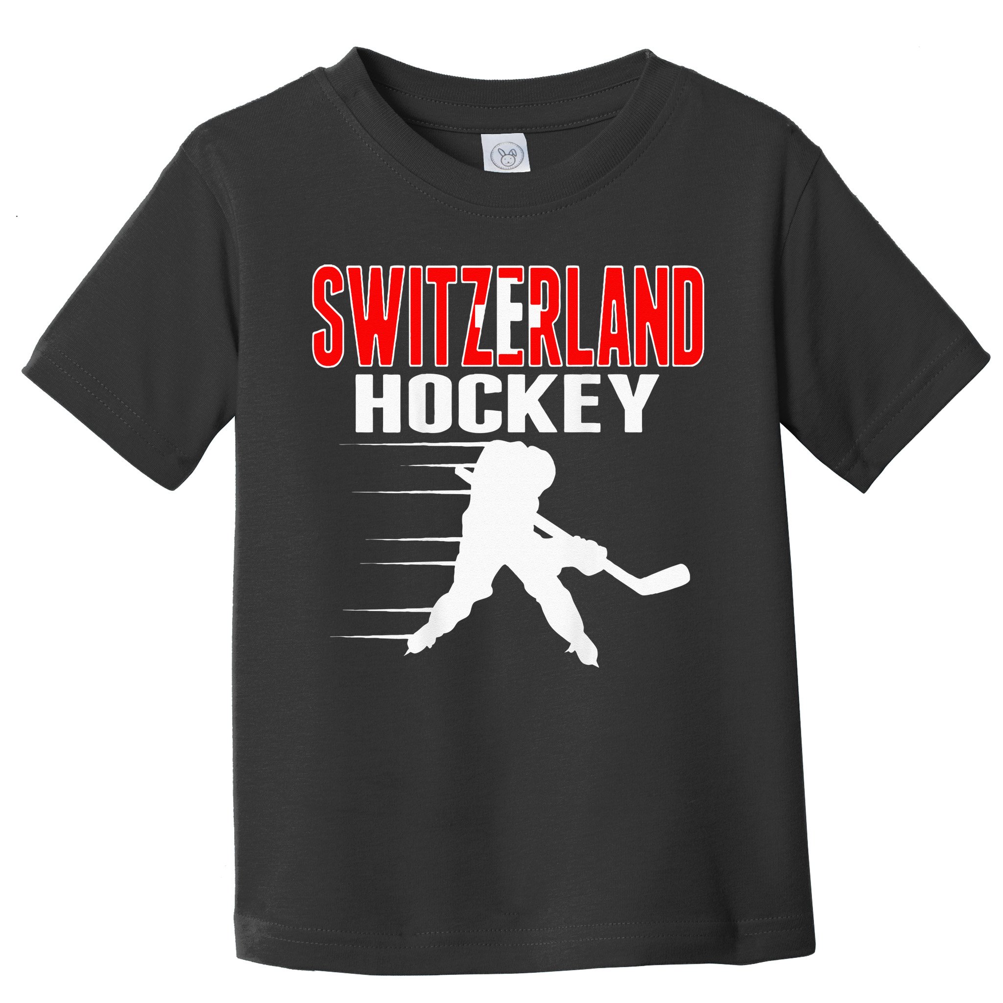 Switzerland Ice Hockey Fans Jersey Support Swiss Hockey Team Toddler T-Shirt