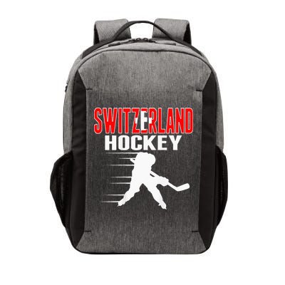 Switzerland Ice Hockey Fans Jersey Support Swiss Hockey Team Vector Backpack