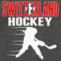 Switzerland Ice Hockey Fans Jersey Support Swiss Hockey Team Vector Backpack