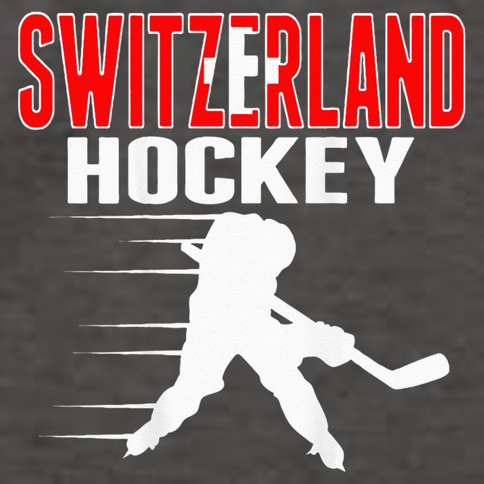 Switzerland Ice Hockey Fans Jersey Support Swiss Hockey Team Vector Backpack