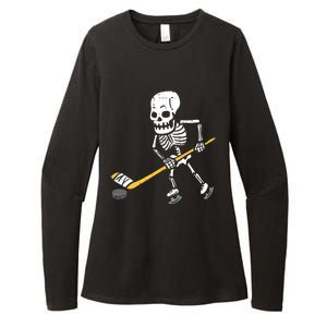 Skeleton Ice Hockey Halloween Costume Spor Boy Womens CVC Long Sleeve Shirt