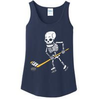 Skeleton Ice Hockey Halloween Costume Spor Boy Ladies Essential Tank